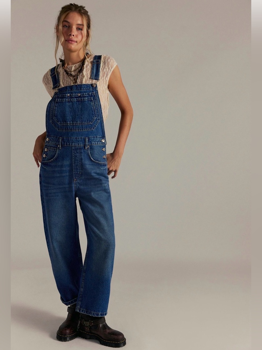 Free People “We the Free” Deep Trance Overalls